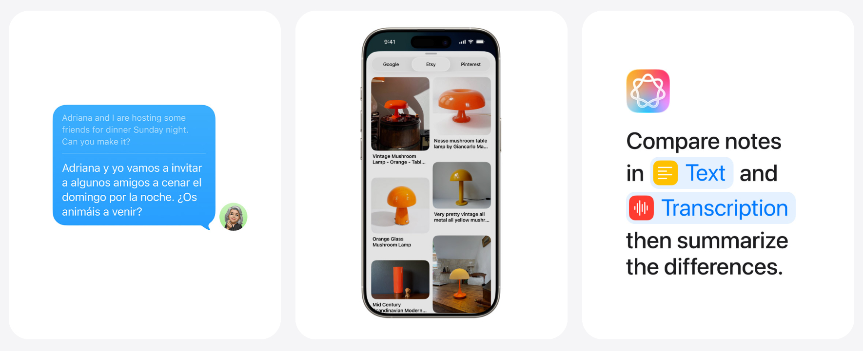 Nouvelles fonctionnalités d'Apple Intelligence