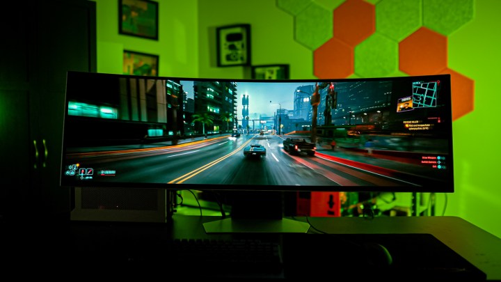 Le moniteur de jeu Samsung Odyssey OLED G9.