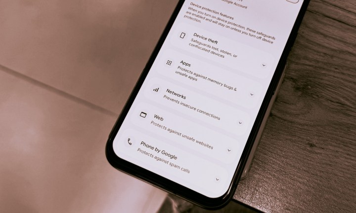 Mode de protection avancée d'Android 16.