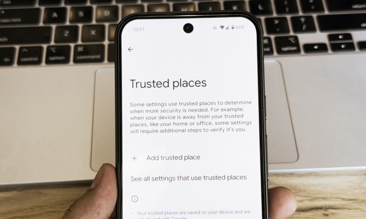 Lieux de confiance dans Android 16.