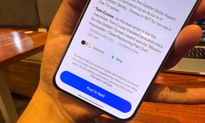 Publier publiquement le chat avec Meta Ai dans l'application mobile.