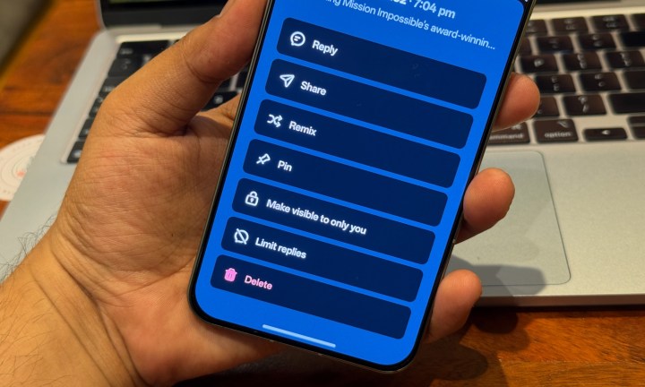 Effacer les enregistrements de chat dans l'application mobile Meta AI.