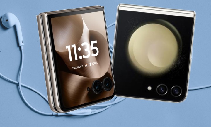 Téléphones pliables Samsung et Motorola.