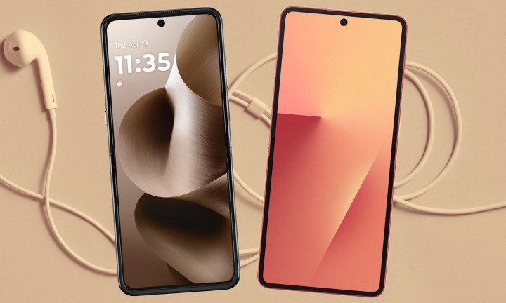 Affichage intérieur des téléphones pliables Samsung et Motorola.