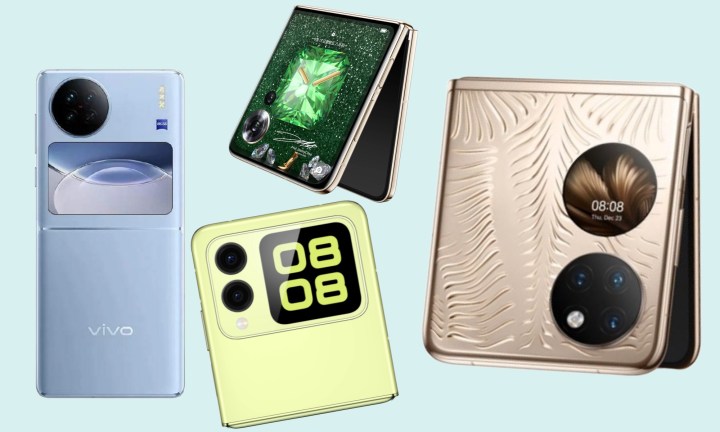 Téléphones pliables de plusieurs marques chinoises.