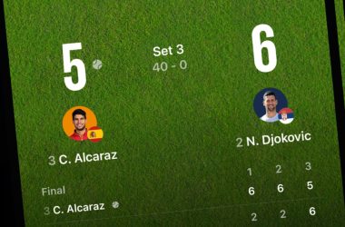 Apple Sports App sert un as d'une mise à jour pour les fans de tennis
