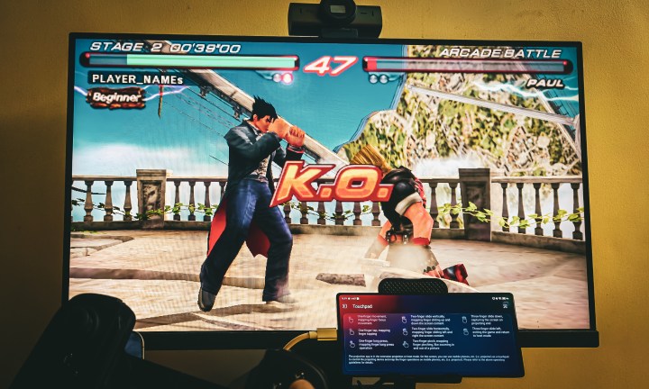 Tekken sur moniteur avec Red Magic 10s Pro.