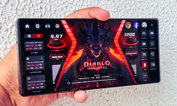 Ticage de performance sur Red Magic 10s Pro.