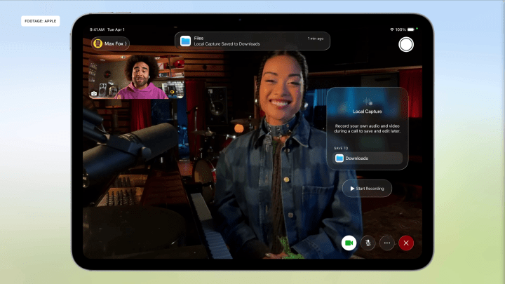 Capture vidéo et audio locale