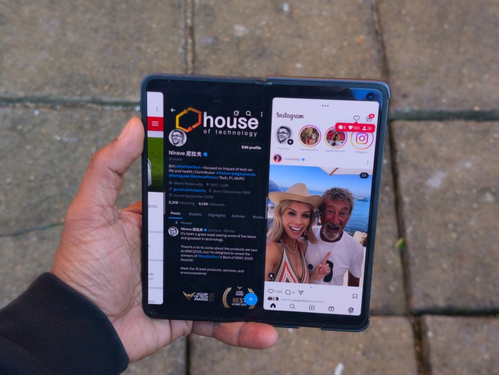 Écran divisé à trois fenêtres à l'aide de toile ouverte sur l'Oppo trouver n5