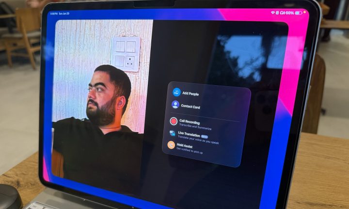 Application téléphonique dans iPados 26.