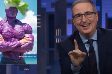 Regardez John Oliver et un sculpteur en bois tourner les tables sur Ai Sols
