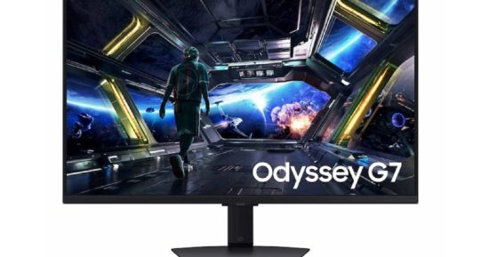 Samsung a simplement réduit le prix du moniteur de jeu Odyssey G7 4K de 270 $