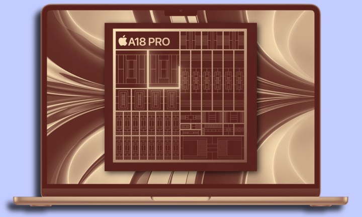 Future MacBook avec la puce A18 Pro.