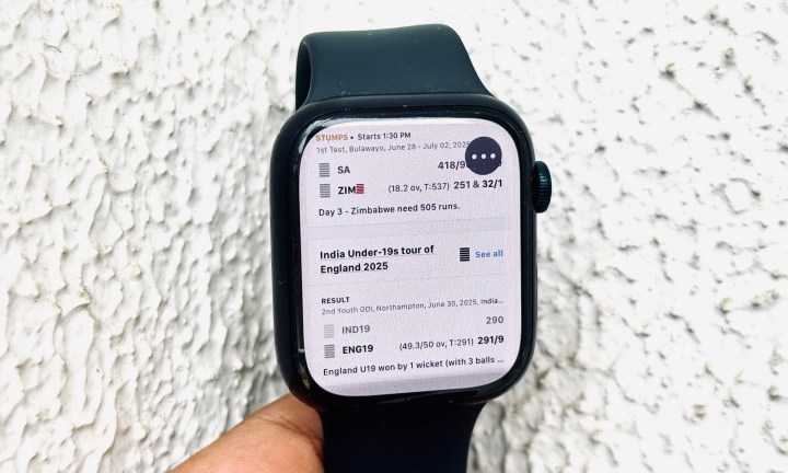 Utilisation du navigateur Ant pour explorer Internet sur une montre Apple.