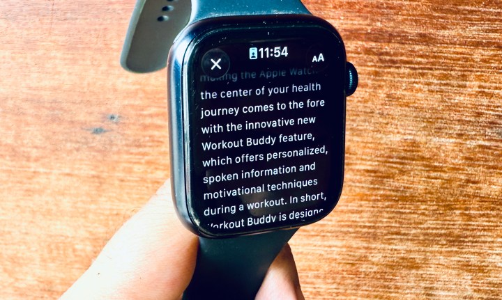 Naviguer sur le Web à l'aide de Bant Browser sur mon Apple Watch.