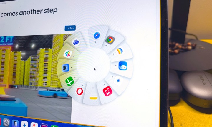 Utilisation du commutateur d'application Dory sur un MacBook Air