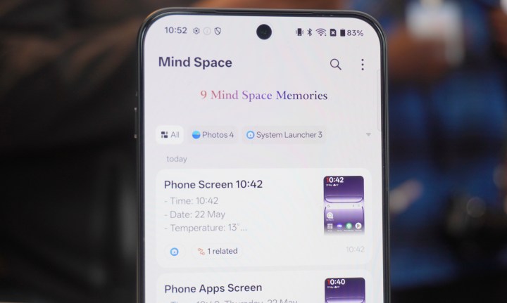 L'application Mind Space sur le OnePlus 13s