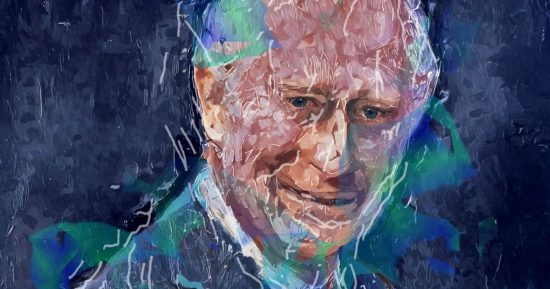 Humanoid Robot peint un portrait remarquable de monarque britannique