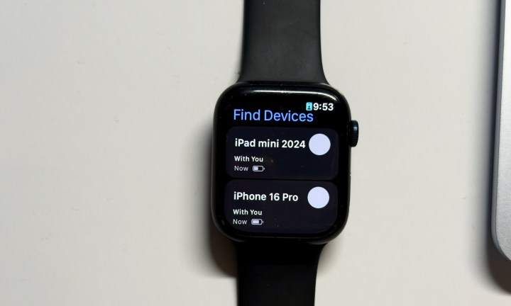 Trouvez mon système sur Apple Watch.