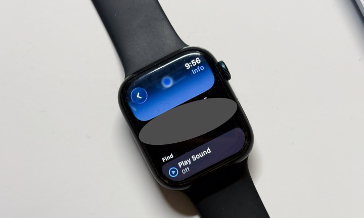 Localisation d'un iPhone perdu sur Apple Watch.