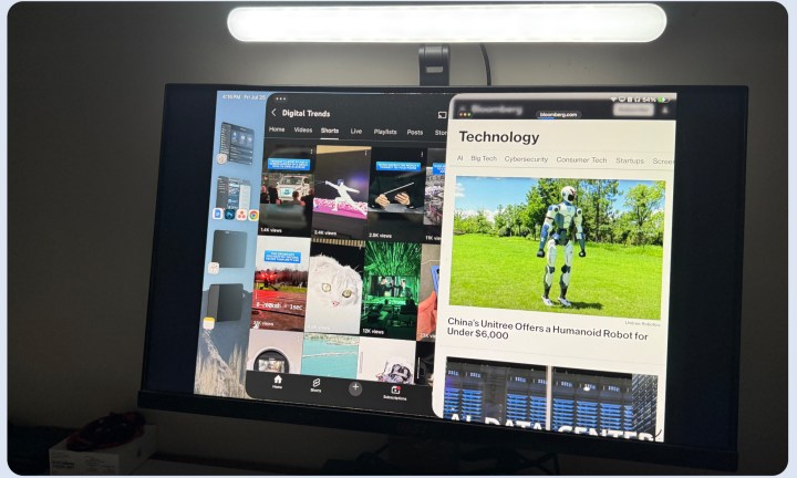 Exécution de plusieurs applications sur l'affichage externe avec iPados 26.