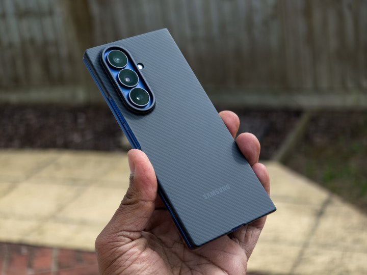 Galaxy Z pli 7 Case de bouclier en carbone