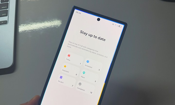 Application Rappel dans une UI 8 sur Samsung Galaxy Z Fold 7.