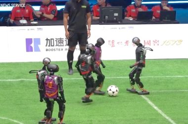 Regardez ces robots Humanoid Ai jouer au football comme mbappé… en quelque sorte