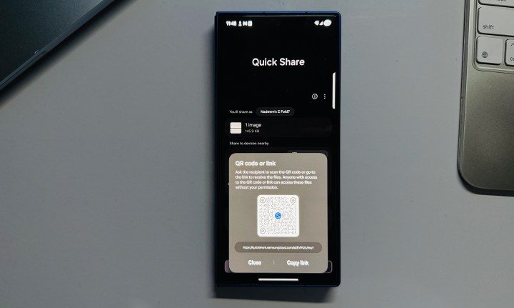Partage de fichiers dans une UI 8.