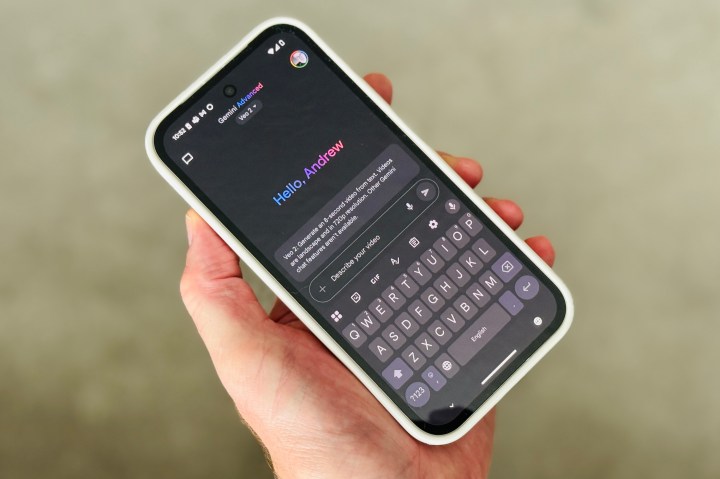L'invite Veo 2 dans Gemini a avancé.