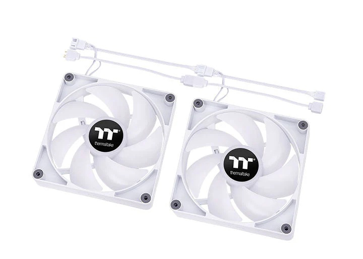 Les ventilateurs de thermaltake ct140 argb avec une fonction de chaîne de marguerite