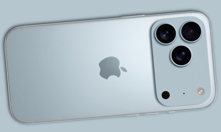 Rendu prétendu de l'iPhone 17 Pro.