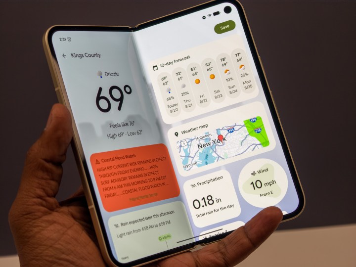 Google Pixel 10 Pro plie en jade