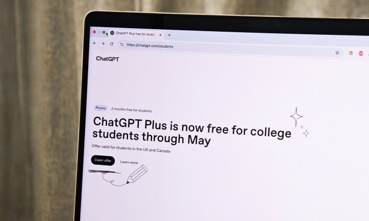 Chatgpt plus offre promotionnelle pour les étudiants.