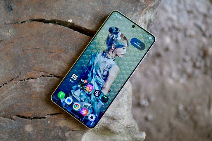 L'écran du Samsung Galaxy S25 Edge.