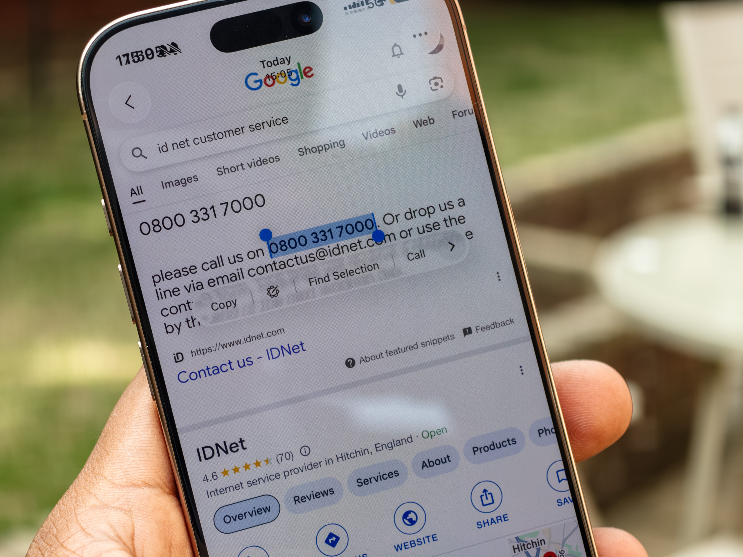 Menus de numérotation contextuelle dans le développeur iOS 26 Beta 1 fonctionnant sur l'iPhone 16 Pro