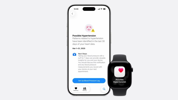 Alerte d'hypertension sur la série Apple Watch 11