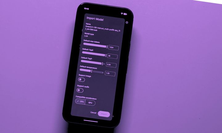 Pixel 10 Pro + Google Ai Edge Gallery App = Tech Magic en cours.