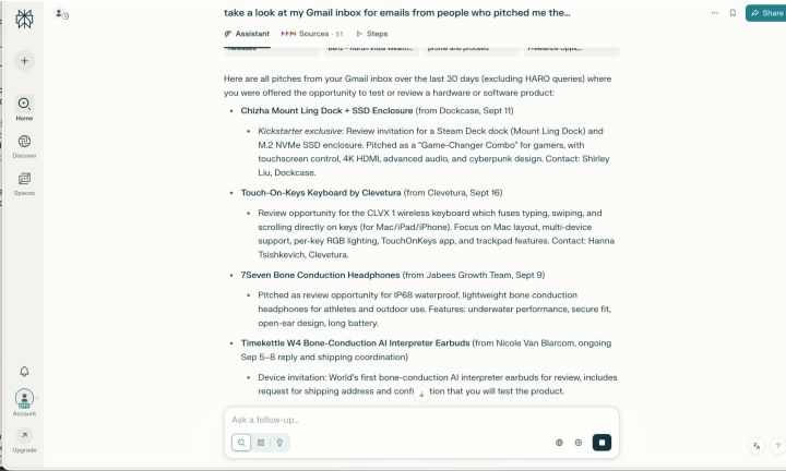 Exécuter le navigateur de comètes alimenté par perplexity sur un MacBook Air.