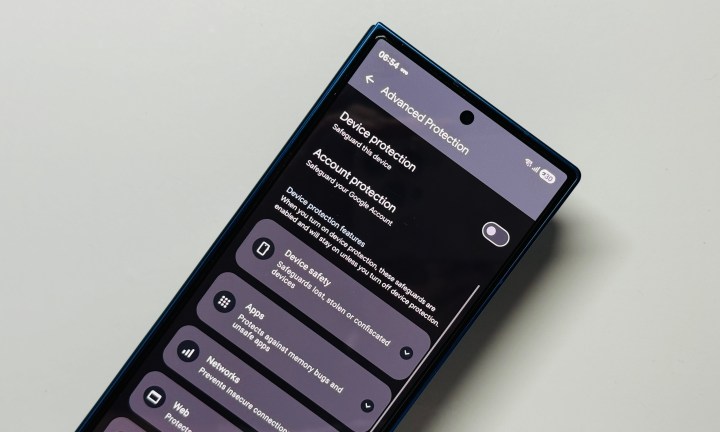 Protection avancée dans Samsung One UI 8 sur Galaxy Z Fold 7.
