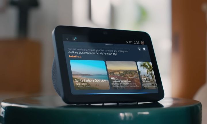 Alexa + Assistant sur l'affichage Echo.