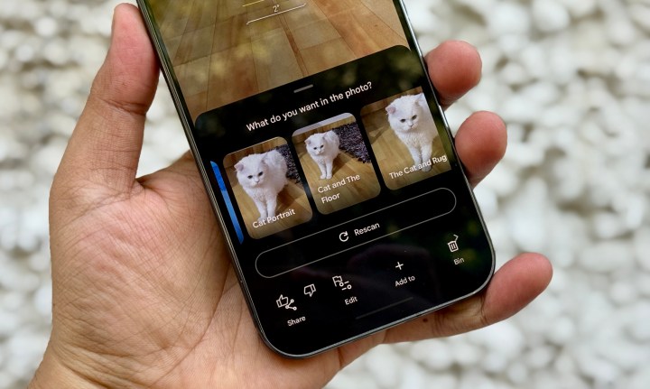 Suggestions de Camera Coach sur Google Pixel 10 Pro.