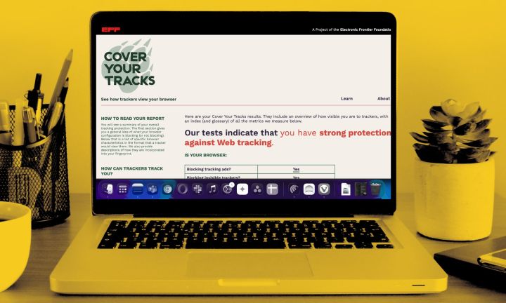 La page d'accueil de l'outil d'efficacité de votre traces.