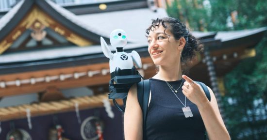 Un robot sur votre épaule vous montrera autour de Tokyo
