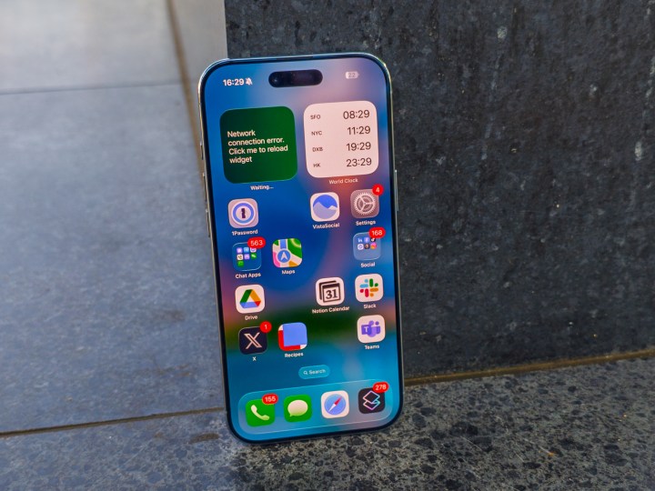 Écran bleu clair Apple iPhone Air