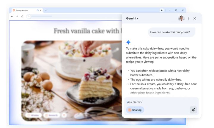 Gémeaux travaillant dans Chrome.
