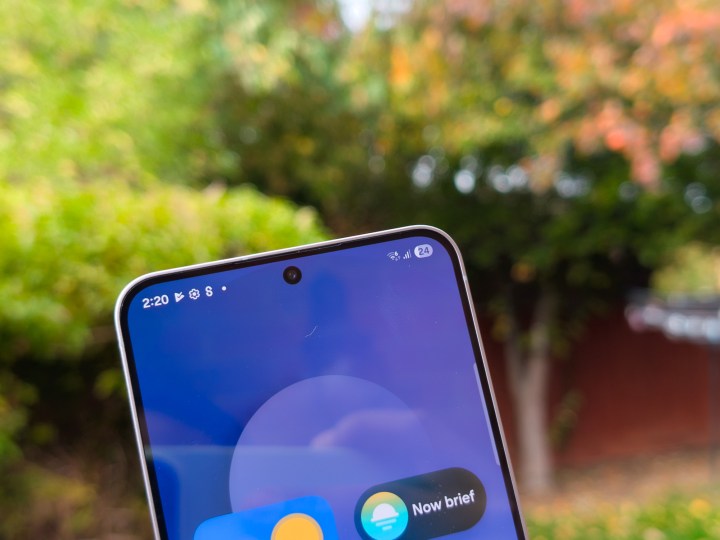 Samsung Galaxy S25 FE en bleu