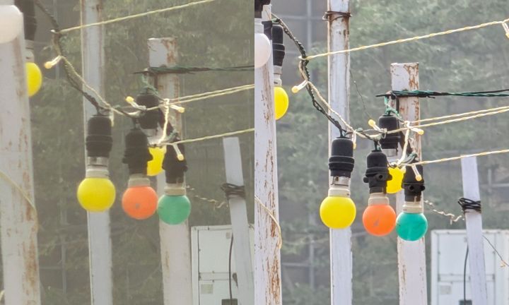 Comparaison de photographies avec zoom de Google Pixel 10 Pro et iPhone 17 Pro – Exemple 12.