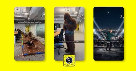 Vous pouvez désormais essayer Imagine Lens de Snapchat sans abonnement